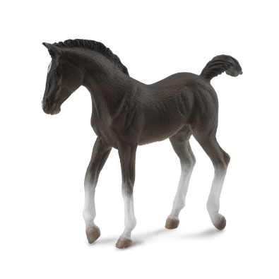 Tennessee Walking Horse Foal Black - horses-1-20-scale