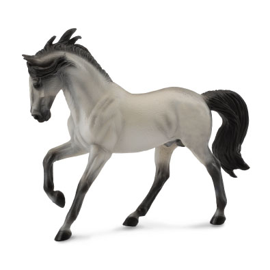 安达卢西亚公马 -灰色 - horses-1-20-scale