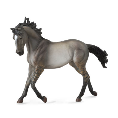 Yegua Mustang Gris Pardo - horses-1-20-scale