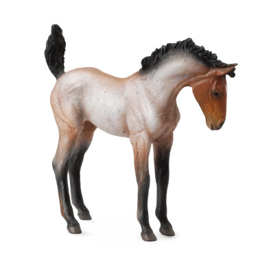Potro Mustang Castaño-Ruano - horses-1-20-scale