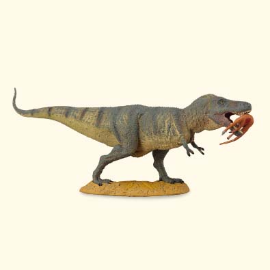 Tyrannosaurs Rex with Prey - Struthiomimus - age-of-dinosaurs-popular-sizes