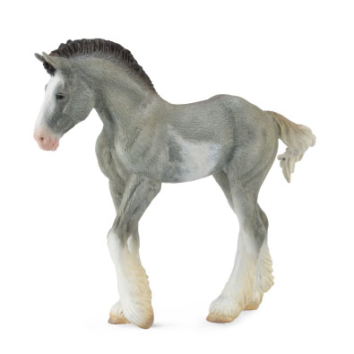 Clydesdale Foal Blue Roan - horses-1-20-scale