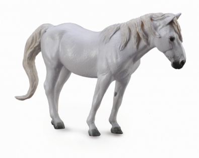 卡马尔格母马 -灰色 - horses-1-20-scale