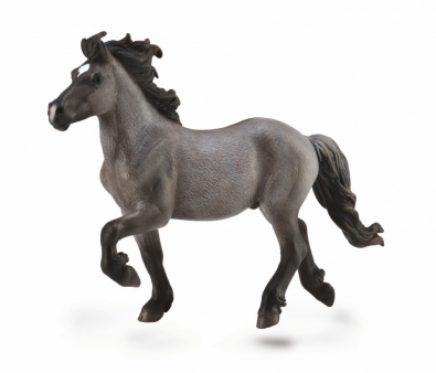 冰岛公马 - 暗褐色 - horses-1-20-scale
