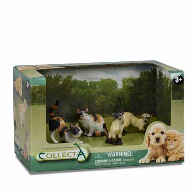 4 pcs Cats & Dogs Open Boxed Set - 89552