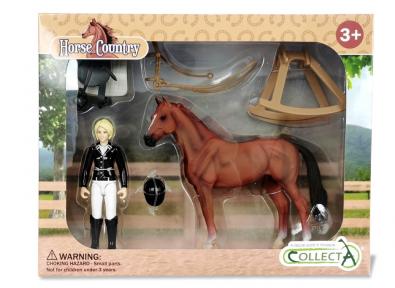 Lady Tournament Rider & Accessories Window Box