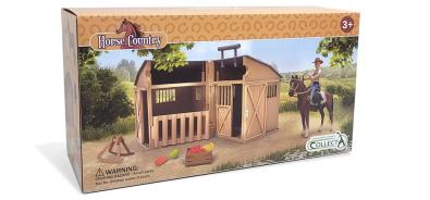Rider & Accessories with Horse & Stable Box Set - 84246