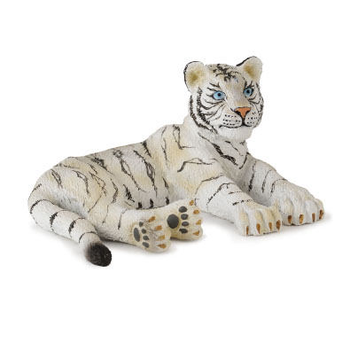 White Tiger Cub - Lying - 88428