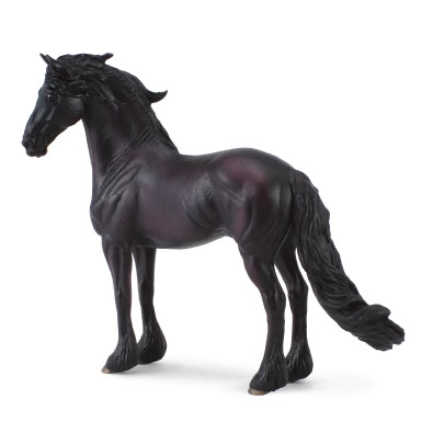 Friesian Stallion - horses-1-20-scale