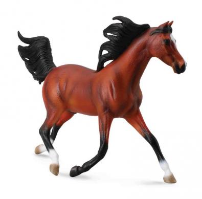 1:12 阿拉伯公馬- 鮮栆紅色 - horses-deluxe-1-12-scale