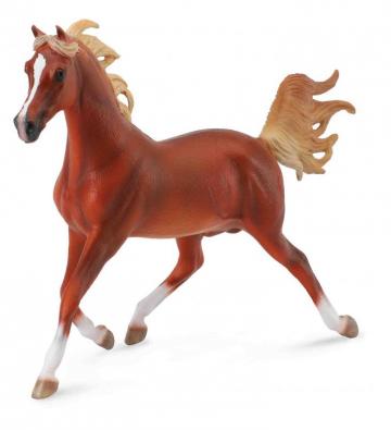 Semental Árabe Castaño  1:12 - horses-deluxe-1-12-scale