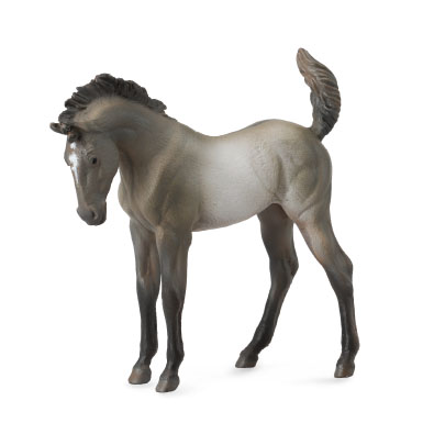 Potro Mustang Gris Pardo - horses-1-20-scale