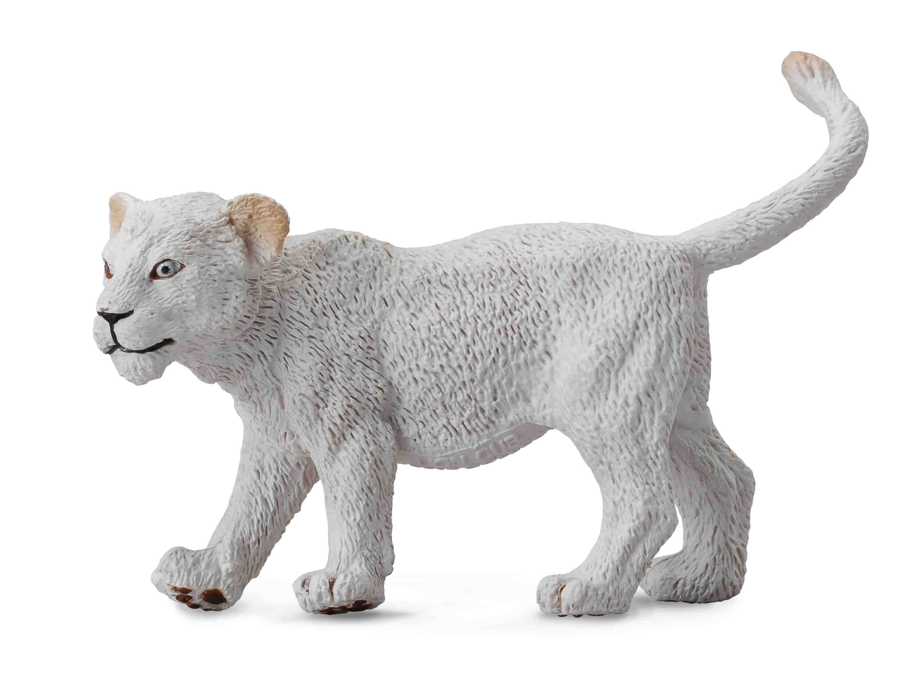 White Lion Cub - Walking - Collecta Figures: Animal Toys, Dinosaurs, Farm,  Wild, Sea, Insect, Horses, Prehistoric, Woodlands, Dogs, Cats, Animal  Replica