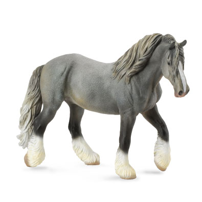 Yegua Shire Gris - horses-1-20-scale