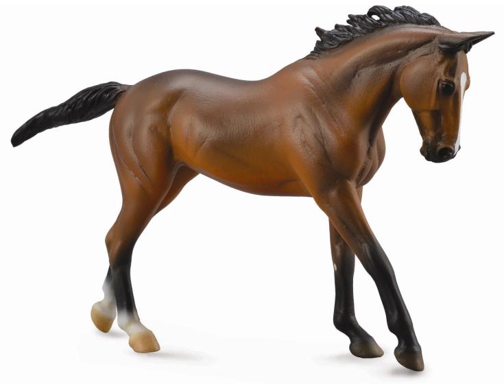 Toy Horse Model by CollectA 88477 New with tag THOROUGHBRED BAY MARE 