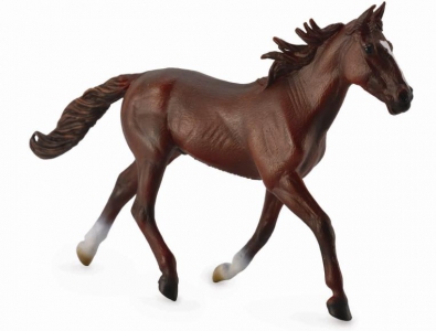 Standardbred Pacer Stallion Chestnut - horses-1-20-scale