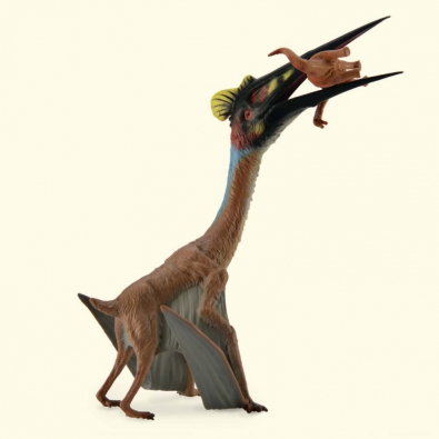 Quetzalcoatlus with Prey - age-of-dinosaurs-popular-sizes