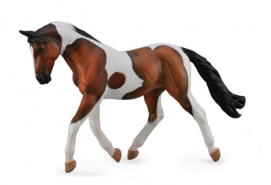 Pinto Mare Bay  - horses-1-20-scale