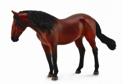 Lusitano Mare Bay  Deluxe 1:12 Scale - horses-deluxe-1-12-scale