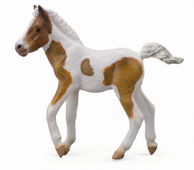 Dartmoor Hill Foal – Skewbald - horses-1-20-scale