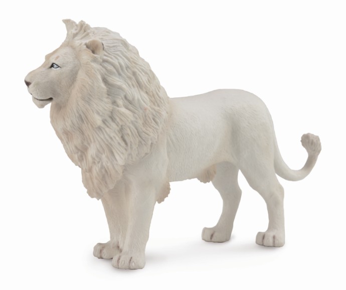 COLLECTA 88785 White Lion Miniature Animal Figure Toy 