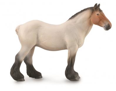 荷兰重挽母马 -沙色 - horses-1-20-scale