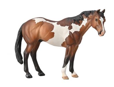 美国花马- 白斑枣色 - horses-1-20-scale