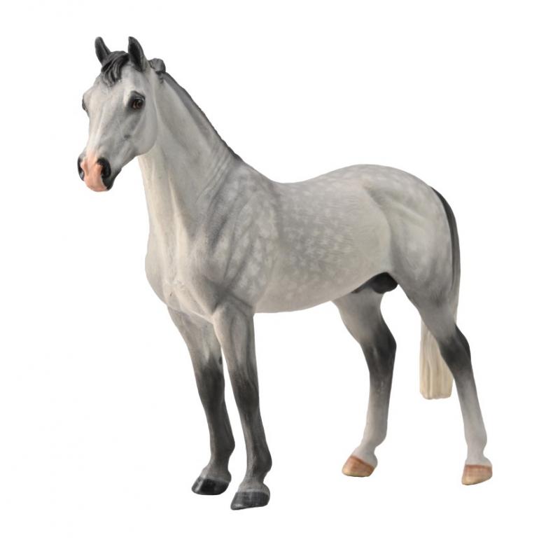 Hanoverian Stallion Dapple Grey - Collecta Figures: Animal Toys