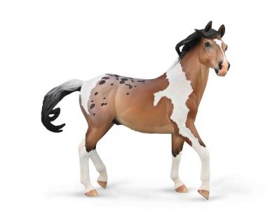 Mustang Stallion Bay Pintoloosa -  Deluxe 1:12 Scale - horses-deluxe-1-12-scale