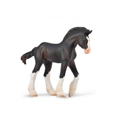 健壯馱小馬- 黑色 - horses-1-20-scale