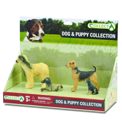 4pcs Dog & Puppy Set