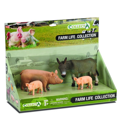 4pcs farm-life Set - box-sets