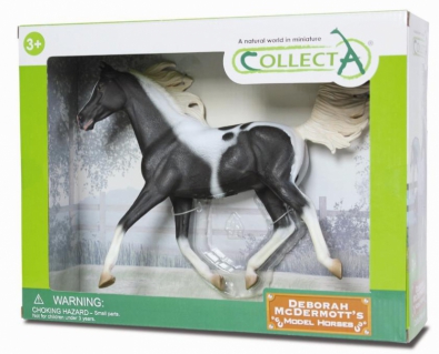 Half-Arabian Stallion Pinto - Deluxe 1:12 Scale - box-sets